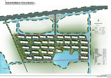 泗洪县青阳镇陆台小区总平图