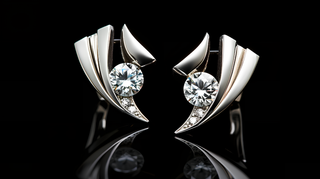 美丽的耳饰耳环珠宝钻石珠宝