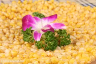 中华美食米饼实拍摄影图