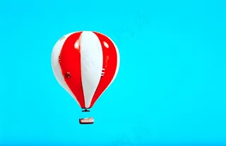 天上飞的热气球