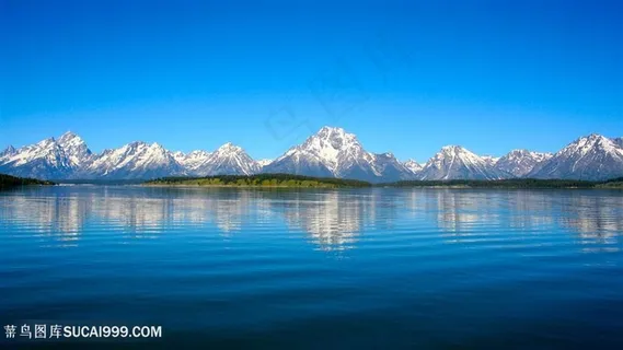 湖畔山脉美景壁画壁纸 湖畔山脉美景壁画壁纸