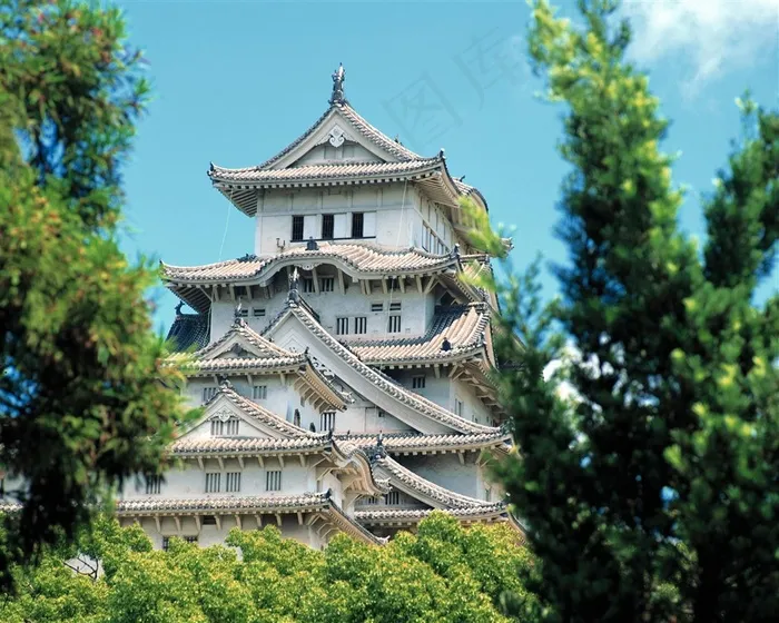 日本姬路城图片