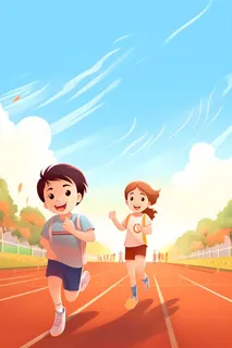 学校操场学生蓝天背景 学校操场学生蓝天背景