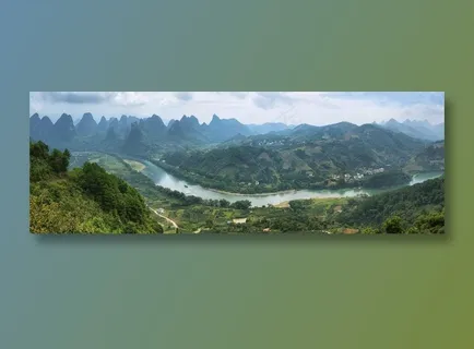 壮丽的山川河流自然风景高清图片 壮丽的山川河流自然风景高清图片