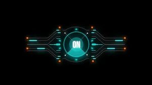 ON赛博朋克科技图案素材