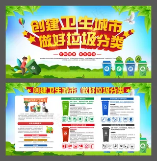创建卫生城市 做好垃圾分类