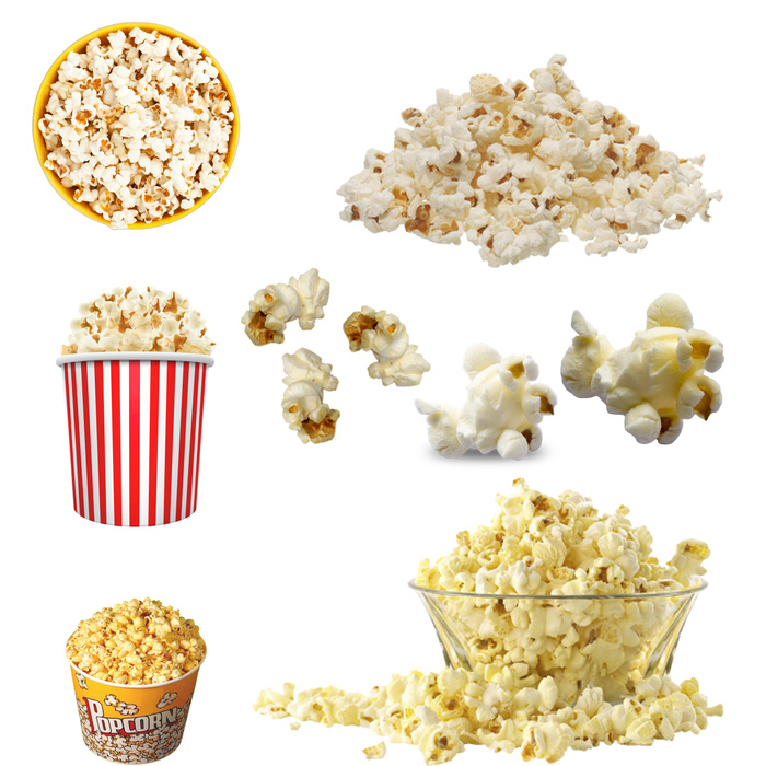 免抠各种抠爆米花图片