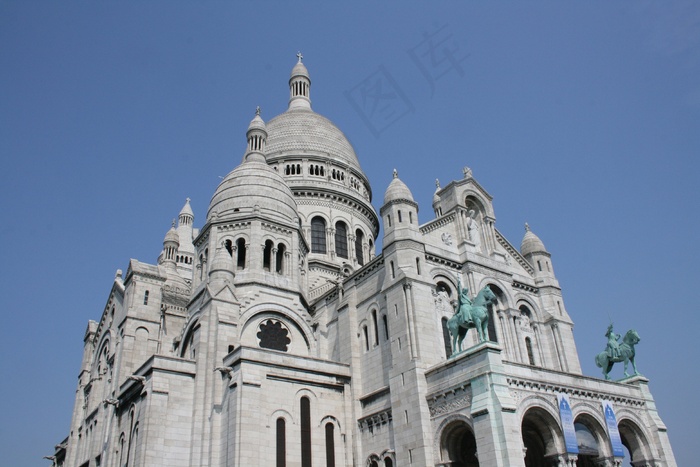 巴黎圣心大教堂建筑图片