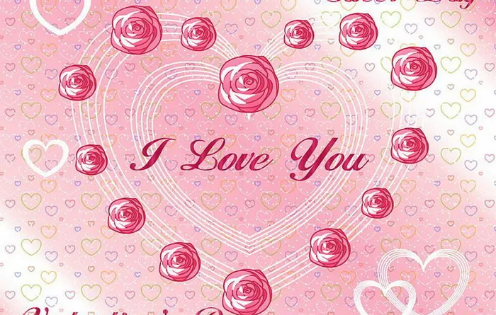 图片设计素材背景2.14情人节