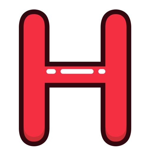 字母H PNG免抠(512x512)