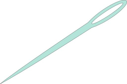 缝衣针 PNG免抠(600x400)