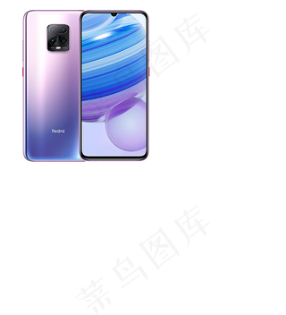 redmi 10x pro 5g紫色正面x2