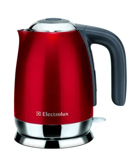 免抠红色不锈钢烧水壶图片