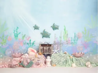 儿童照相拼接背景