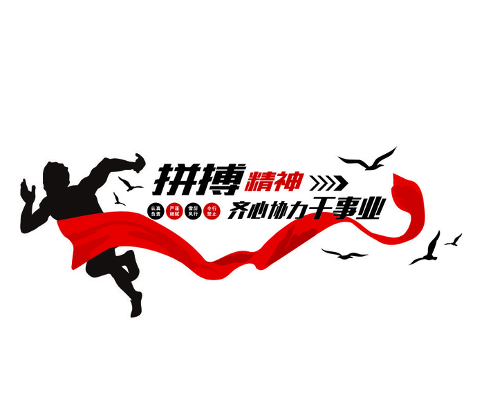 矢量公司文化墙cdr矢量模版下载
