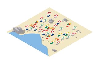 分析图素材图标集合景观建筑立面插画场景AI矢量图形设计