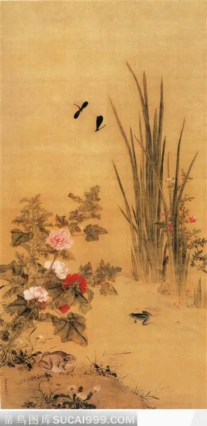 水墨画—百花齐放 水墨画—百花齐放
