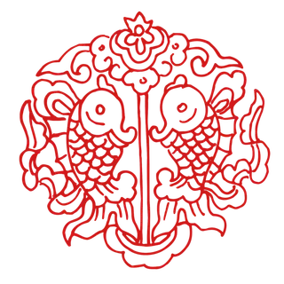 红色喜庆简约风传统吉祥纹样纹路纹理免扣PNG素材图片 (79)