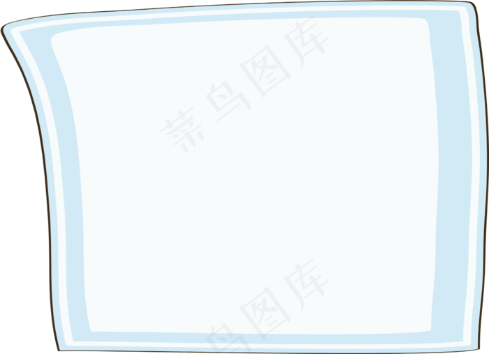 卡通边框 卡通彩色框  手绘对话框 可爱边框 免抠