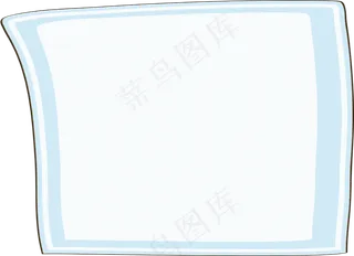 卡通边框 卡通彩色框  手绘对话框 可爱边框 免抠