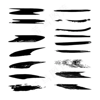 笔触 毛笔 笔画