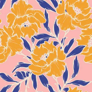 花卉唯美手绘花朵面料纹理手机壳布料面料印花服装矢量图案素材