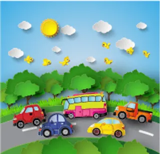 C4d插画 浮雕插画 卡通插画 背景插画