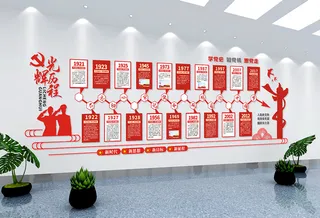 党建文化墙光辉历程