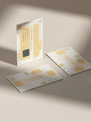 简约时尚潮流大气名片