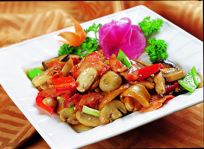 川菜湘菜高清菜谱 杂菌烩鹿柳