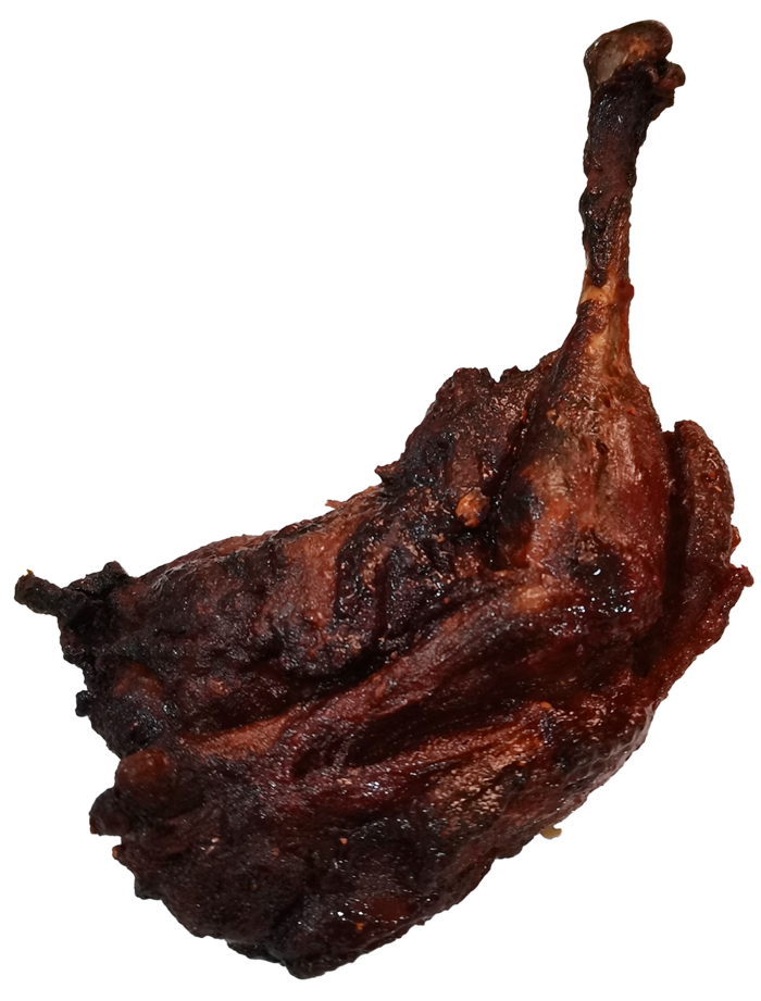 麻辣藤椒烤鸭香酥鸭腿免抠摄影元素素材