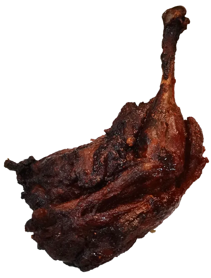 麻辣藤椒烤鸭香酥鸭腿免抠摄影元素素材psd模版下载