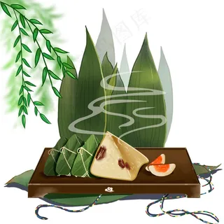 粽子 端午节 粽子海报模版