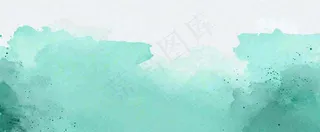 绿色水彩斑驳背景