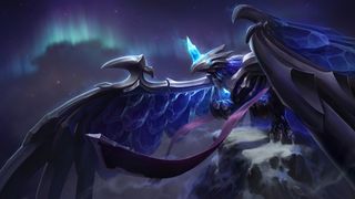 英雄联盟人物原画黯晶凤凰-冰晶凤凰