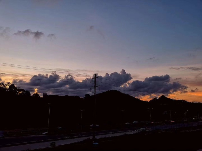傍晚风景图