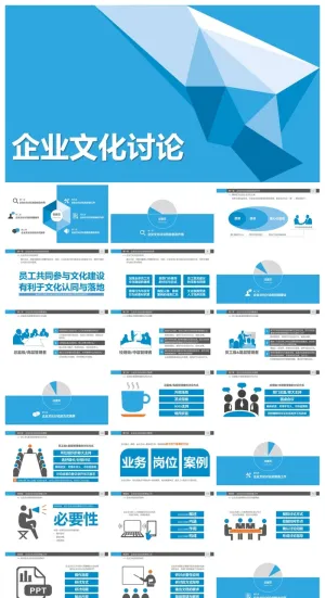 企业文化建设讨论PPT预览图