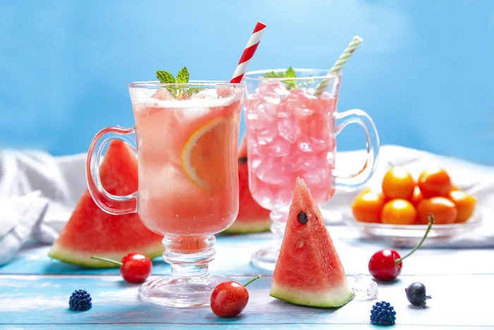 夏季冰爽柠檬西瓜汁