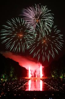 绚烂的烟花摄影素材