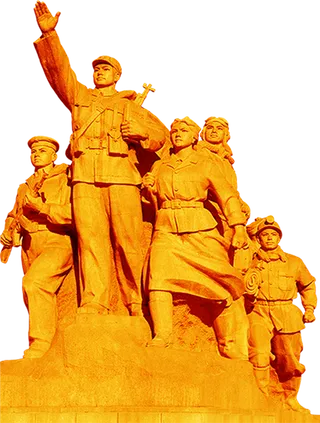 雕塑黄色免扣素材