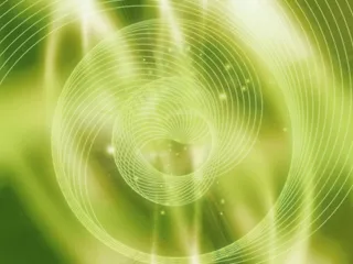 发光抽象绿素材