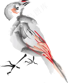 鸟元素 停留鸟-彩