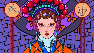 卡通涂鸦街头彩色墙绘壁纸插画儿童创意嘻哈漫画图集PSD素材