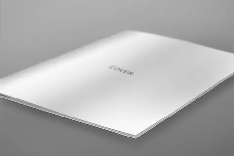 简约画册样机展示效果