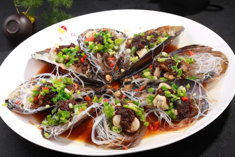 豆豉蒸鲜带子 (1)