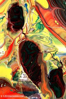 抽象水彩时尚艺术挂画油画