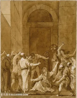 欧洲建筑人群装饰画 欧洲建筑人群装饰画