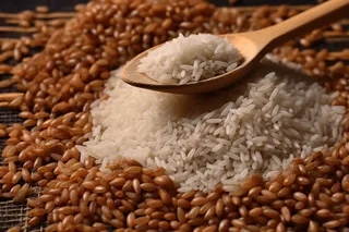 大米米饭粮食摄影图