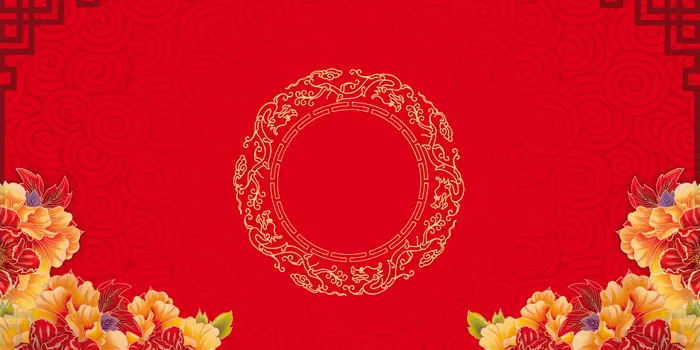 2022虎年新年春节卡通模板喜庆节日背景psd模版下载