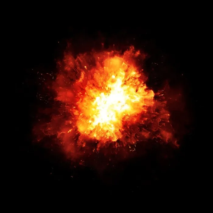 爆炸的火焰高清图